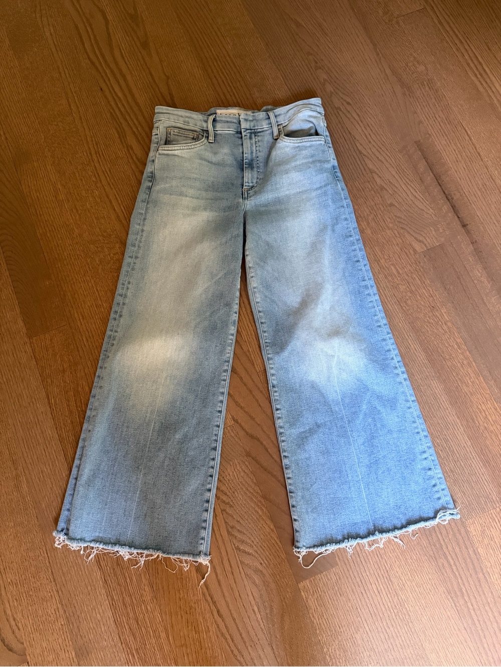 Frank & Eileen Light Blue Wide Leg Jeans